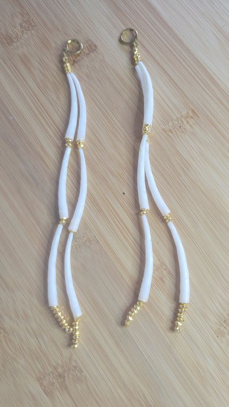 Dentalium Shell Earrings