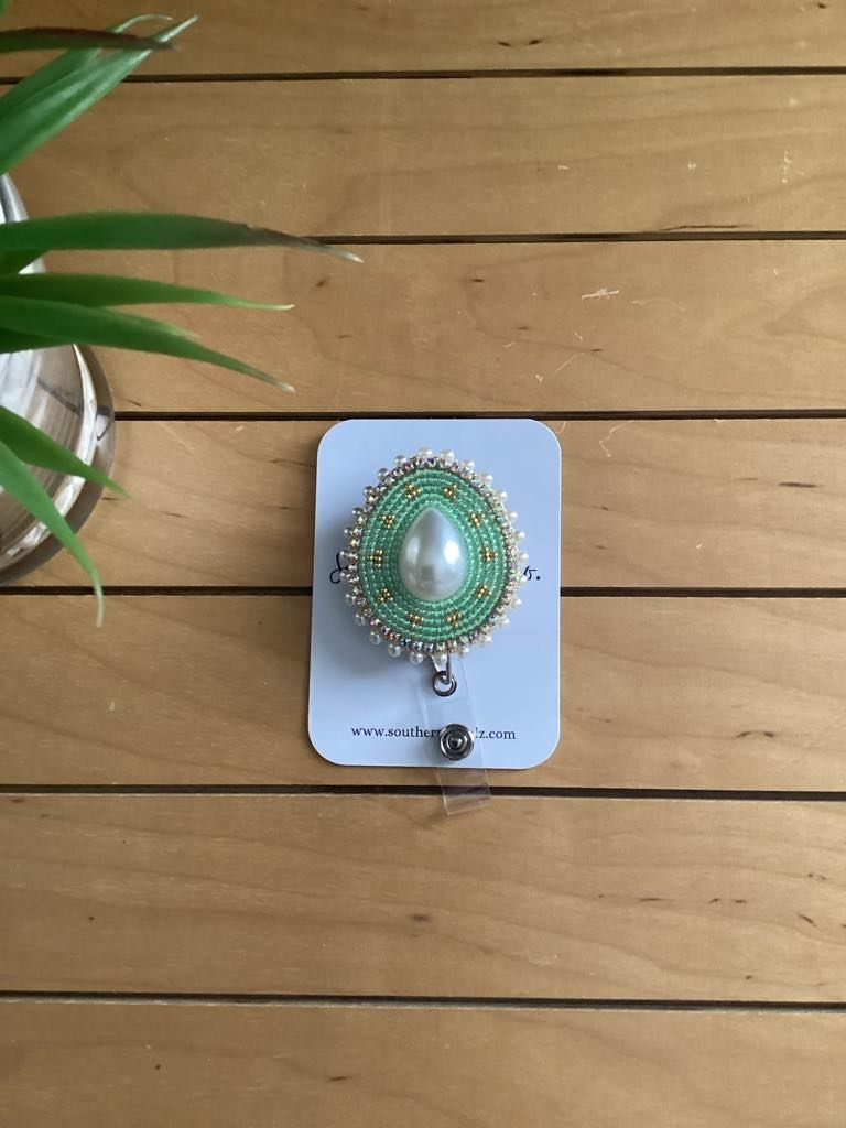 Moss Green and Pearl