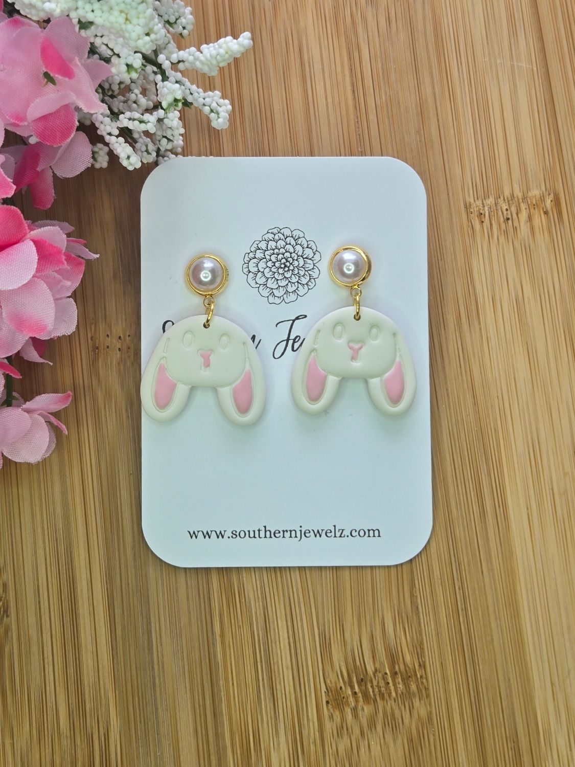 Floppy Bunnies with Pearls