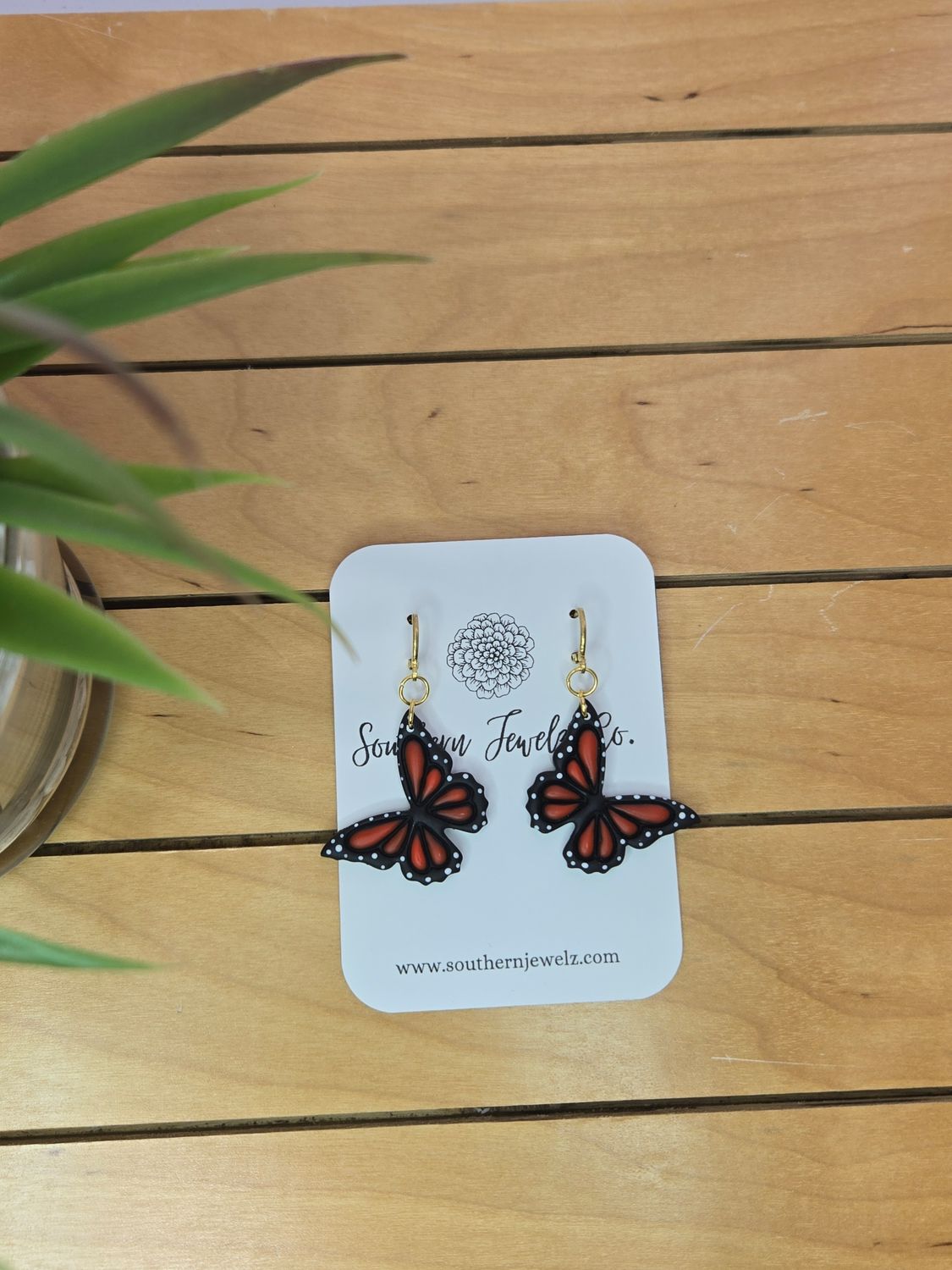 Orange Monarch Butterflies Large