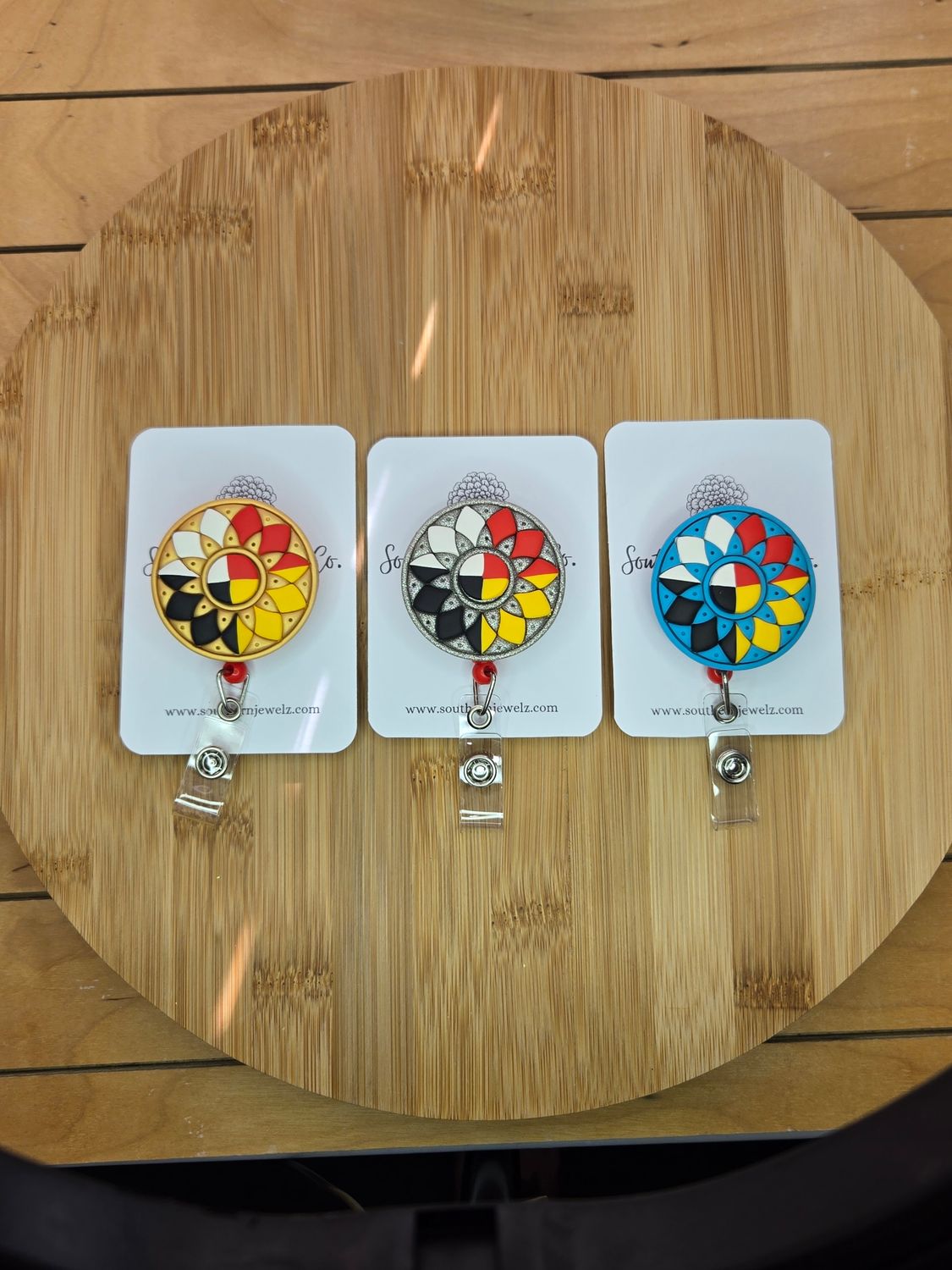 Pinecone Patchwork Medicine Wheel 