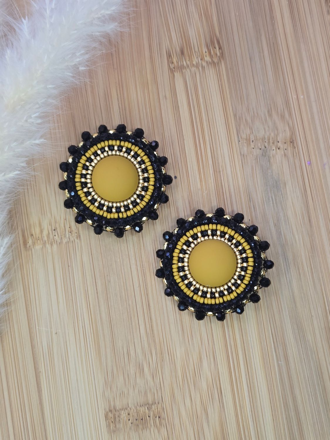 Mustard and Black Circulars