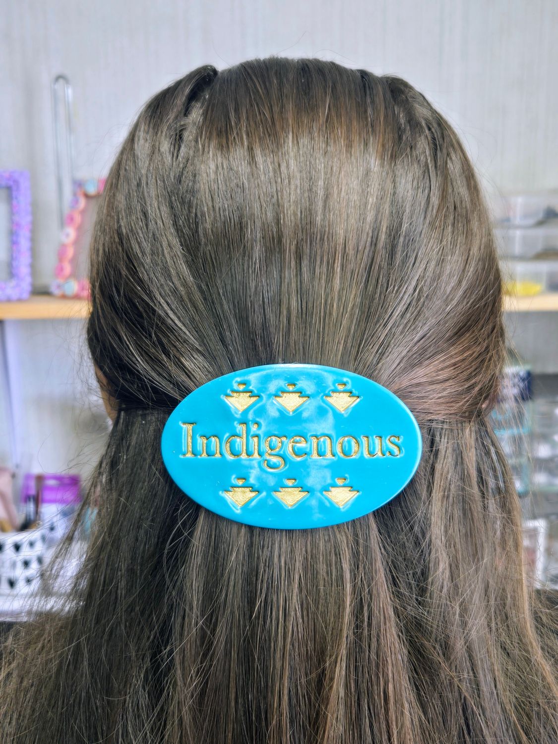 Pre- Order Indigenous Hair Barrette 