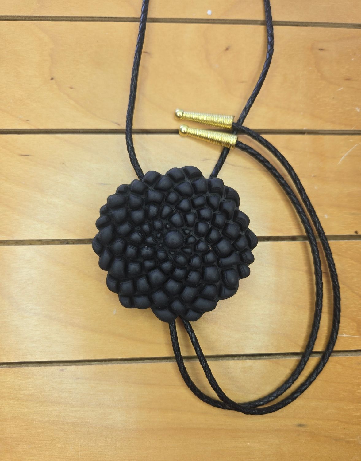 All Black Pinecone Bolo