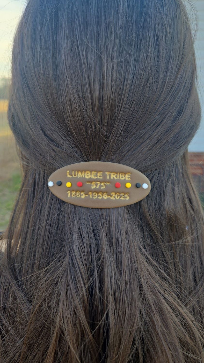 Lumbee Tribe "575"  (1885-1956-2025) Hair Barrettes 