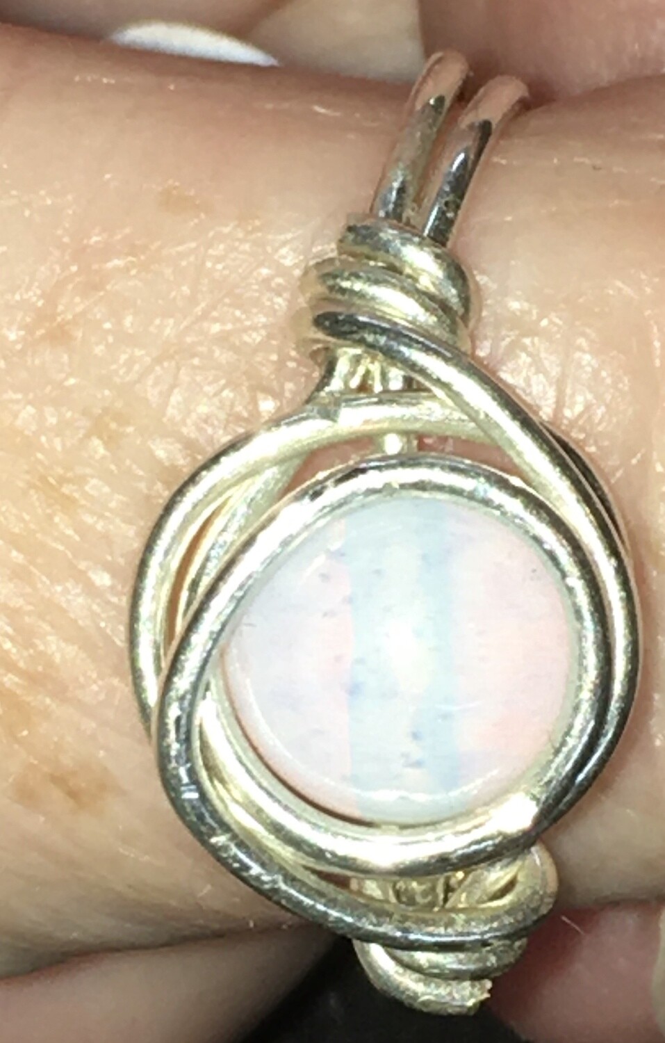 Sterling and Opalite Ring