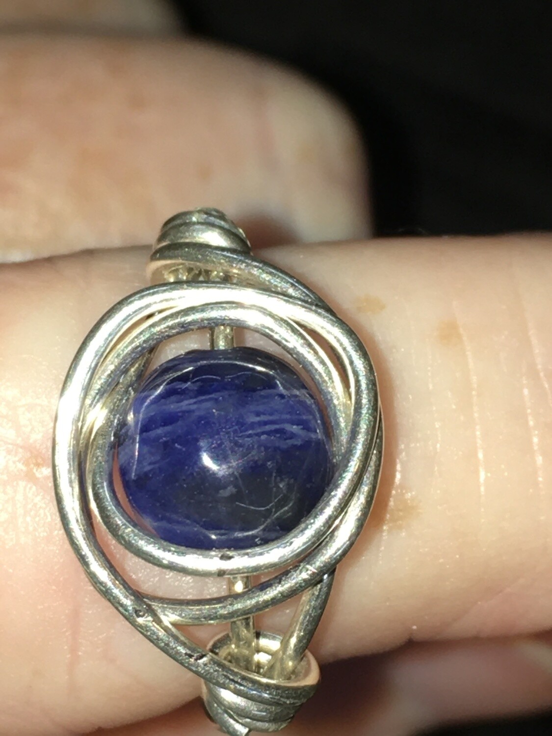 Sterling Sodalite Ring