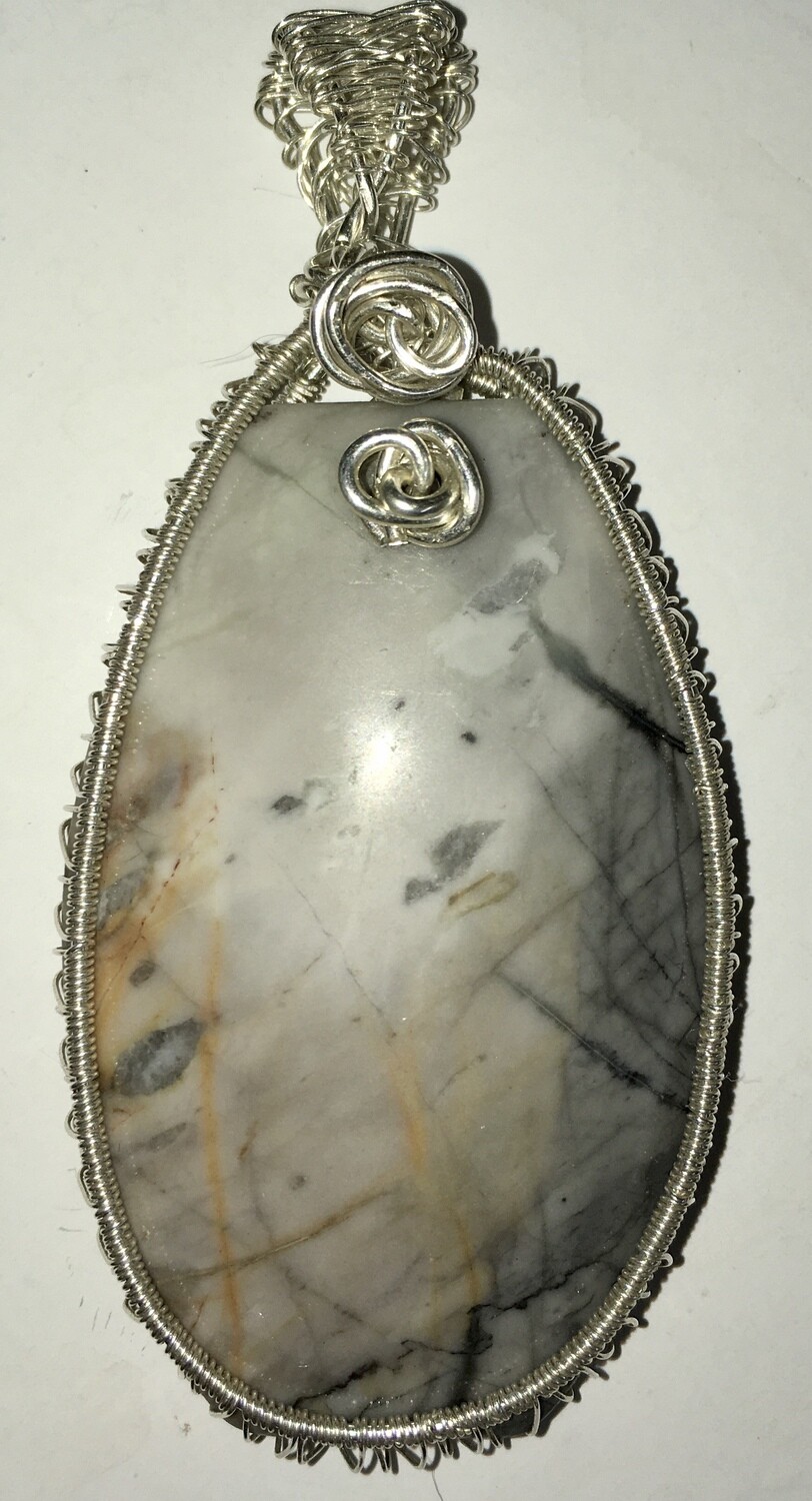 Picasso Jasper Pendant