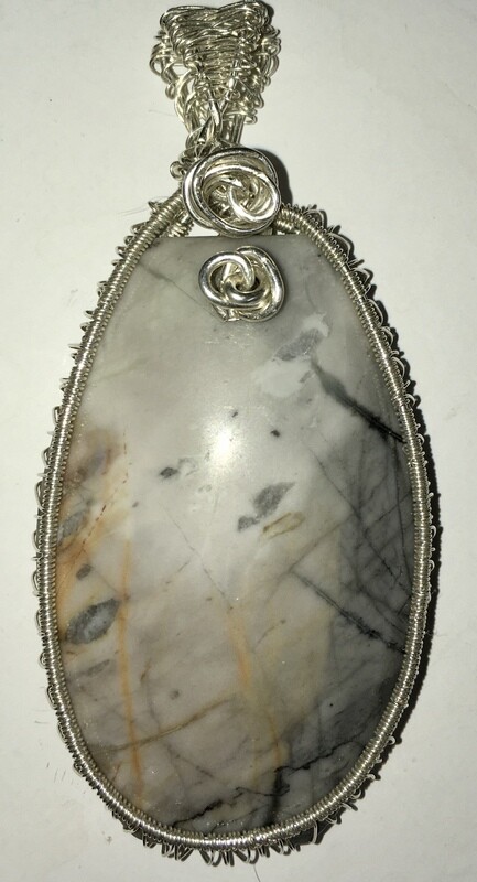 Picasso Jasper Pendant