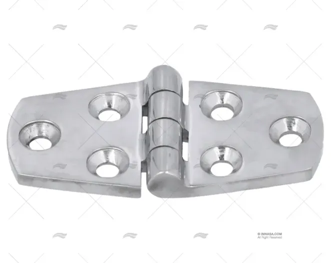 CHARNIERE INOX 75X37X2 MM
