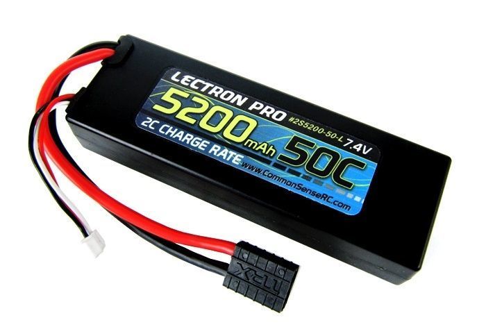 Lectron Pro 7.4v (2s) 5200mah 50C TRX