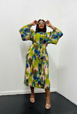 Nozipho Pleated Dress