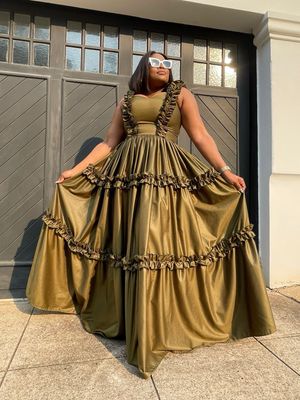 NonoOlive Ruffle Maxi