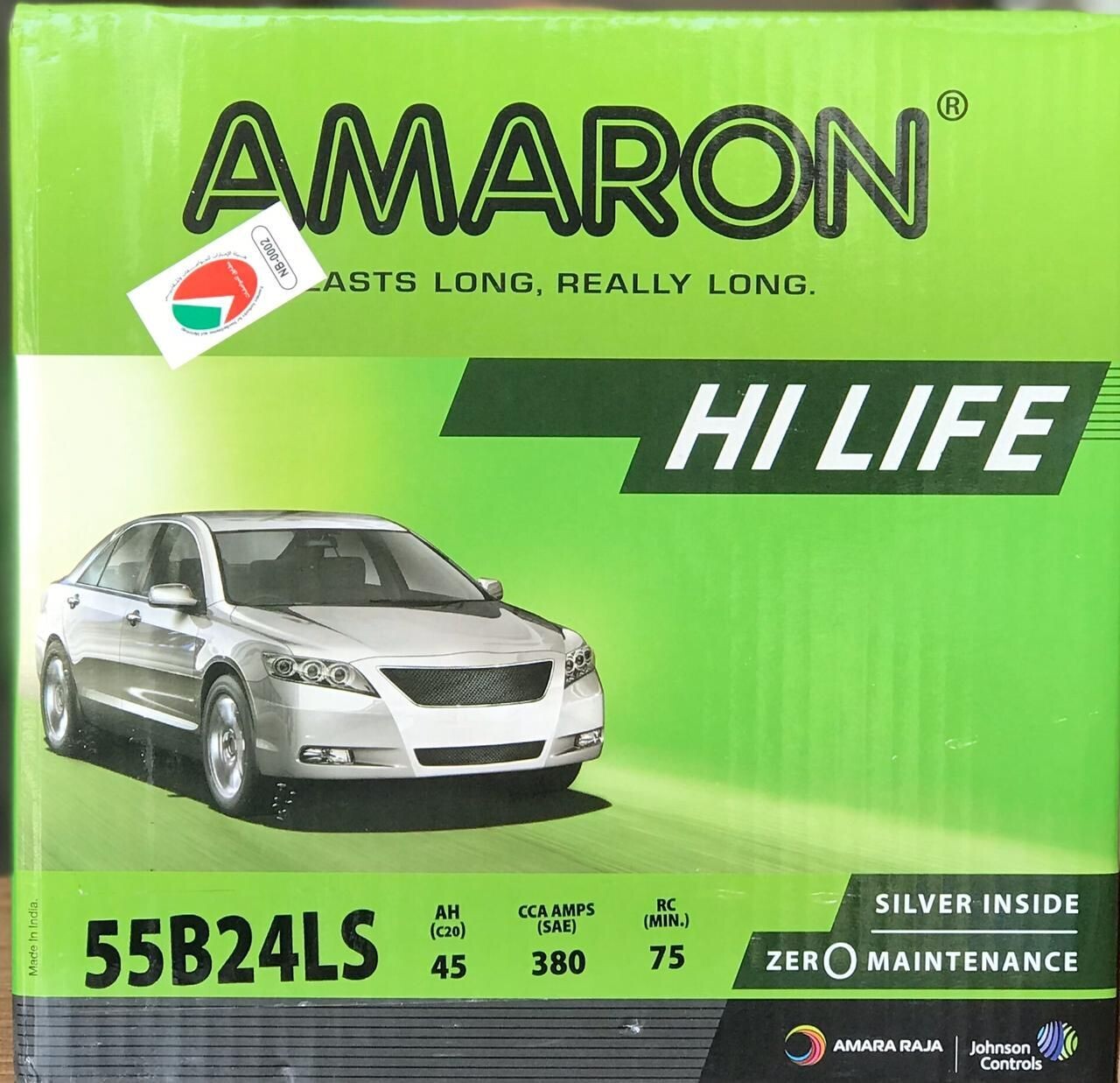 AMARON CAR BATTERY 12V 45AH 55B24LS
