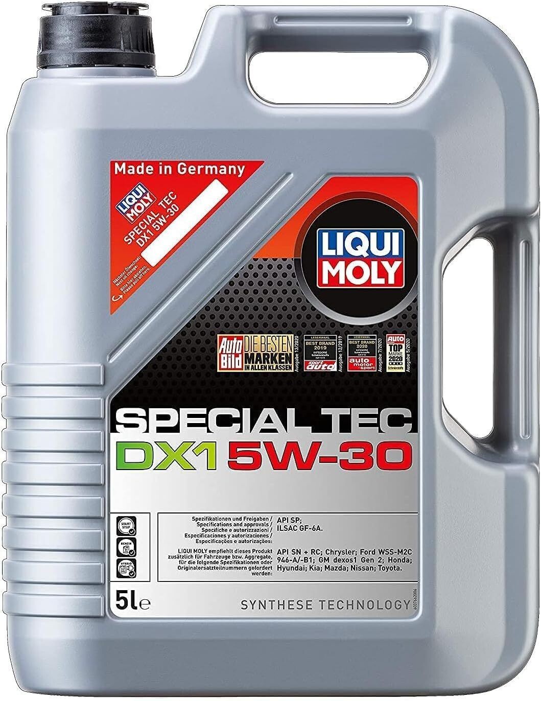 LIQUI MOLY 5W30 DX1 SPECIAL TEC ENGINE OIL 5LTR