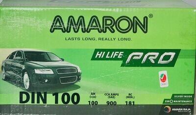 AMARON CAR BATTERY 12V 100AH DIN100
