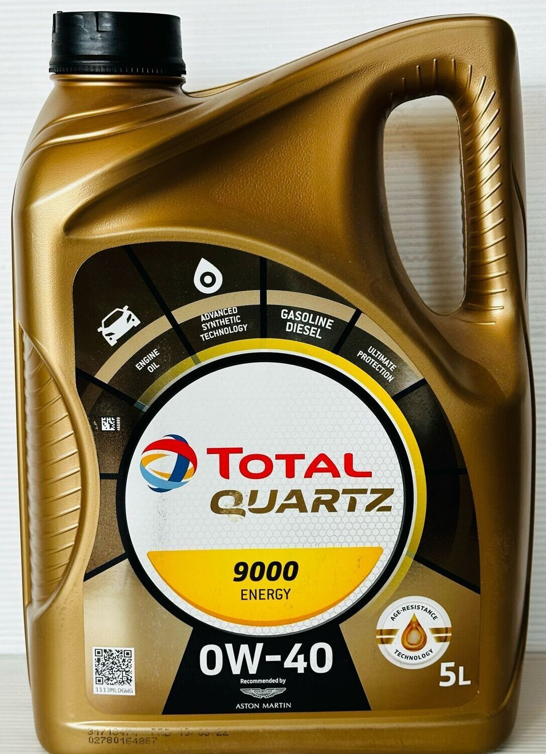 TOTAL QUARTZ 9000 ENERGY 0W40 ENGINE OIL 5TR