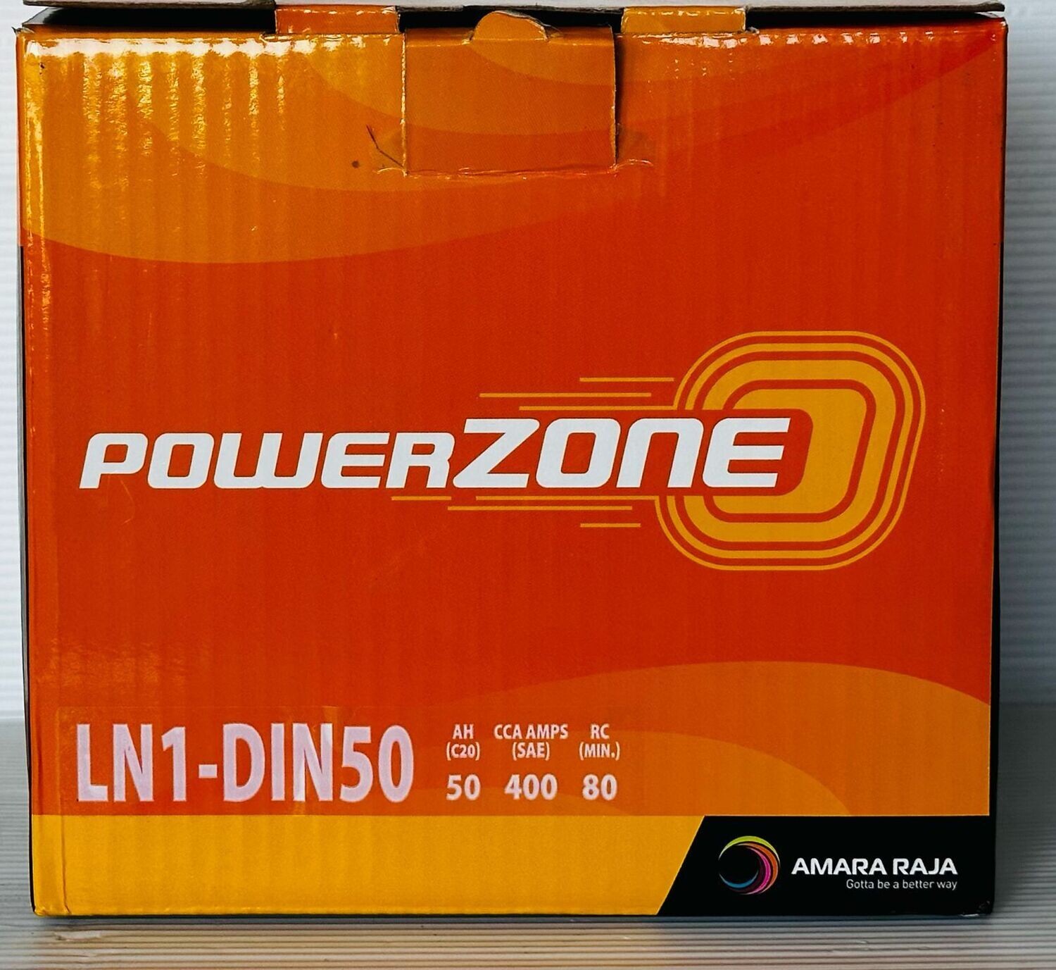POWERZONE CAR BATTERY 12V 50AH DIN50 LN1