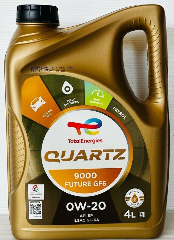 TOTAL QUARTZ 9000 ENERGY 0W20 ENGINE OIL 4LTR