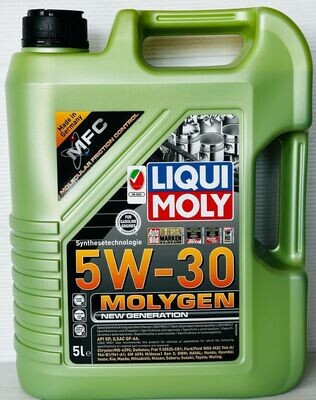 LIQUI MOLY 5W30 MOLYGEN ENGINE OIL 5LTR