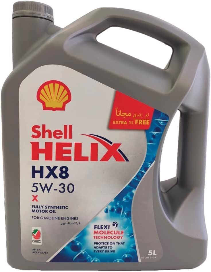 SHELL HELIX HX8 5W30 SYNTHETIC ENGINE OIL 5LTR