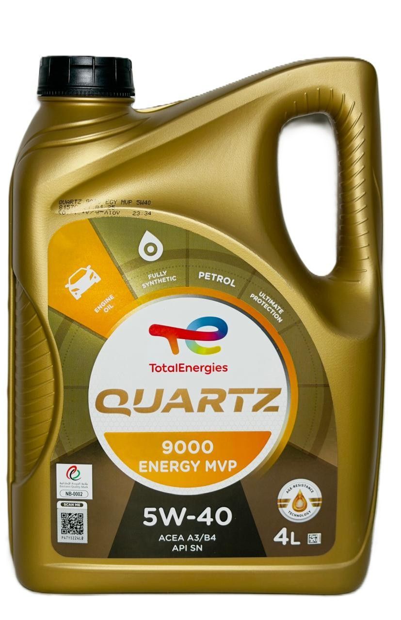 TotalEnergies QUARTZ 9000 5W40 ENERGY MVP ENGINE OIL 4LTR
