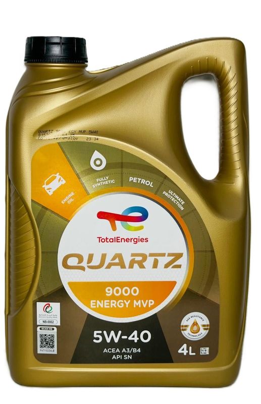 TotalEnergies QUARTZ 9000 5W40 ENERGY MVP ENGINE OIL 4LTR