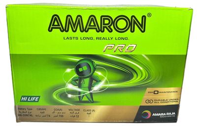 AMARON CAR BATTERY 12V 74AH 57412-MF