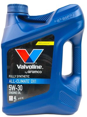 Valvoline 5W30 DX1 Fully Synthetic Engine Oil 4Ltr