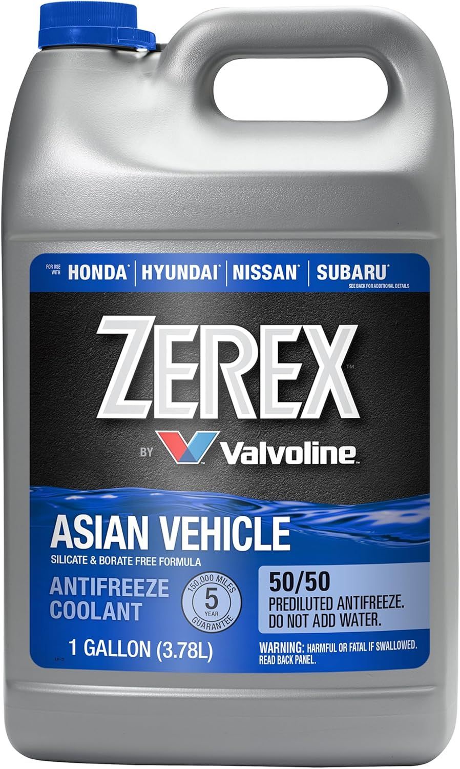 ZEREX ASIAN VEHICLES BLUE COOLANT 50/50 1GALLON