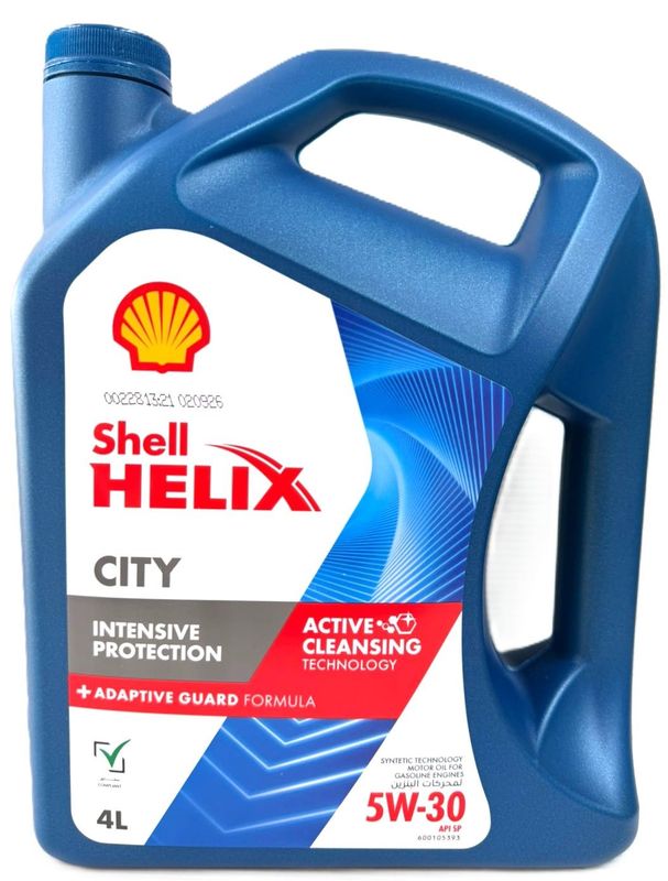 SHELL HELIX CITY 5W30 SYNTHETIC ENGINE OIL 4LTR