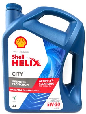 SHELL HELIX CITY 5W30 SYNTHETIC ENGINE OIL 4LTR SHELL HELIX CITY 5W30 SYNTHETIC ENGINE OIL 4LTR