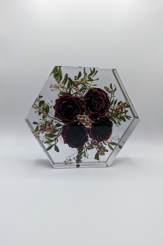 Hexagon in den Größen MINI, MIDI & MAXI | Personalisierbares Kunstwerk mit deinen Erinnerungen