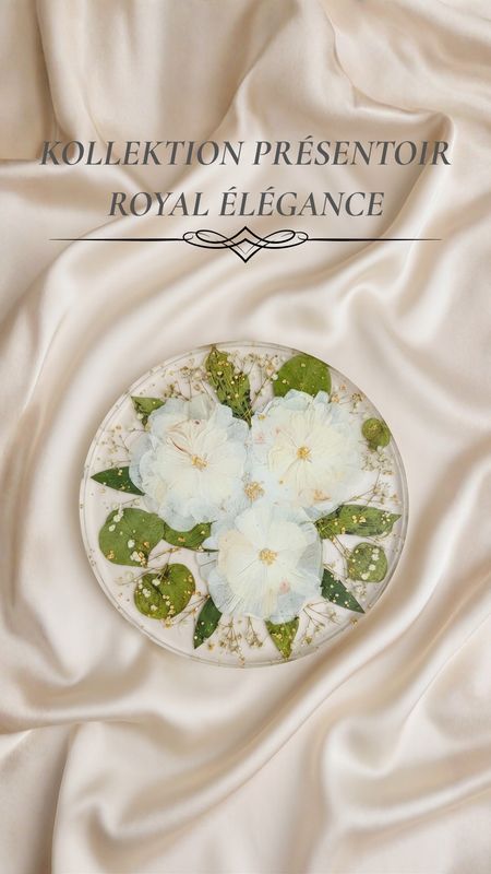 KOLLEKTION PRÉSENTOIR ROYAL (Exklusive Epoxidharz-Tortenplatte, ca. 29cm Durchmesser)