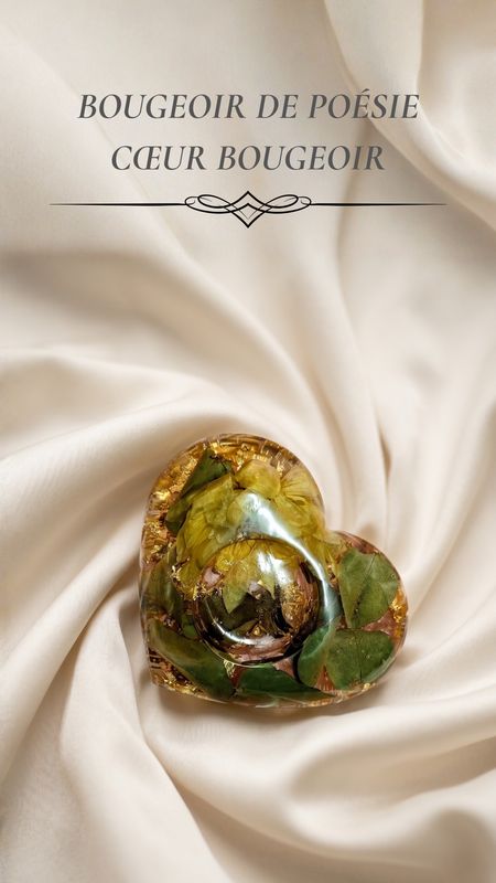 KOLLEKTION BOUGEOIR DE POÉSIE (Edle Epoxidharz-Teelichthalter)