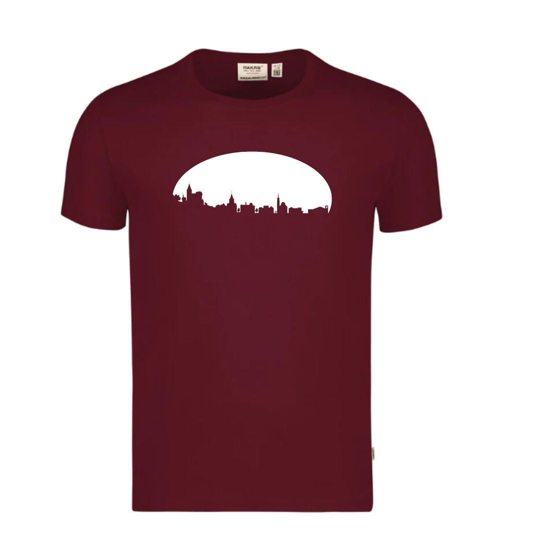 T-Shirt weinrot