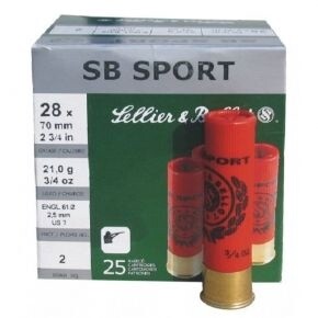 Cartridges Sellier Bellot Red 21gr Cal28