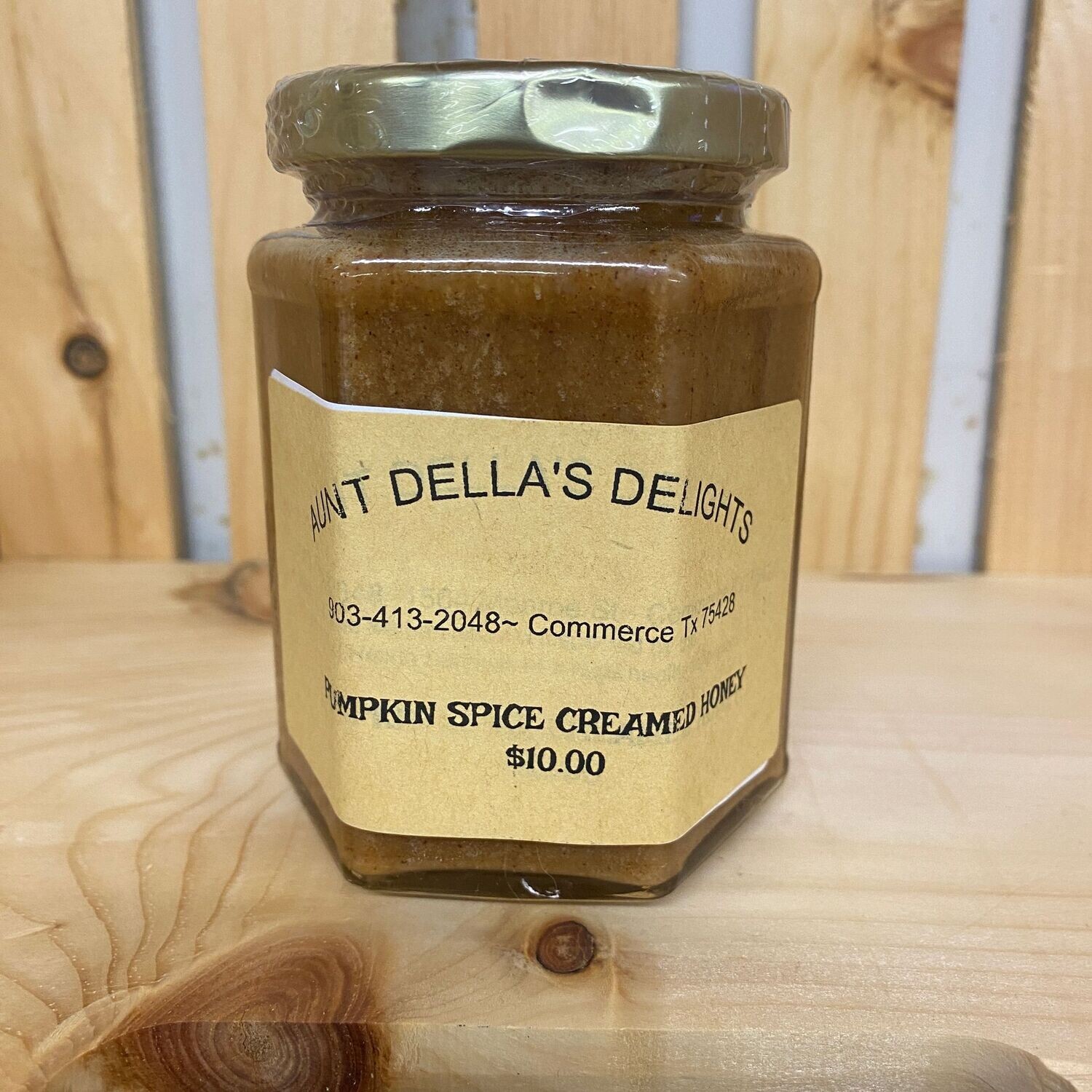Creamed Honey-Pumpkin Spice