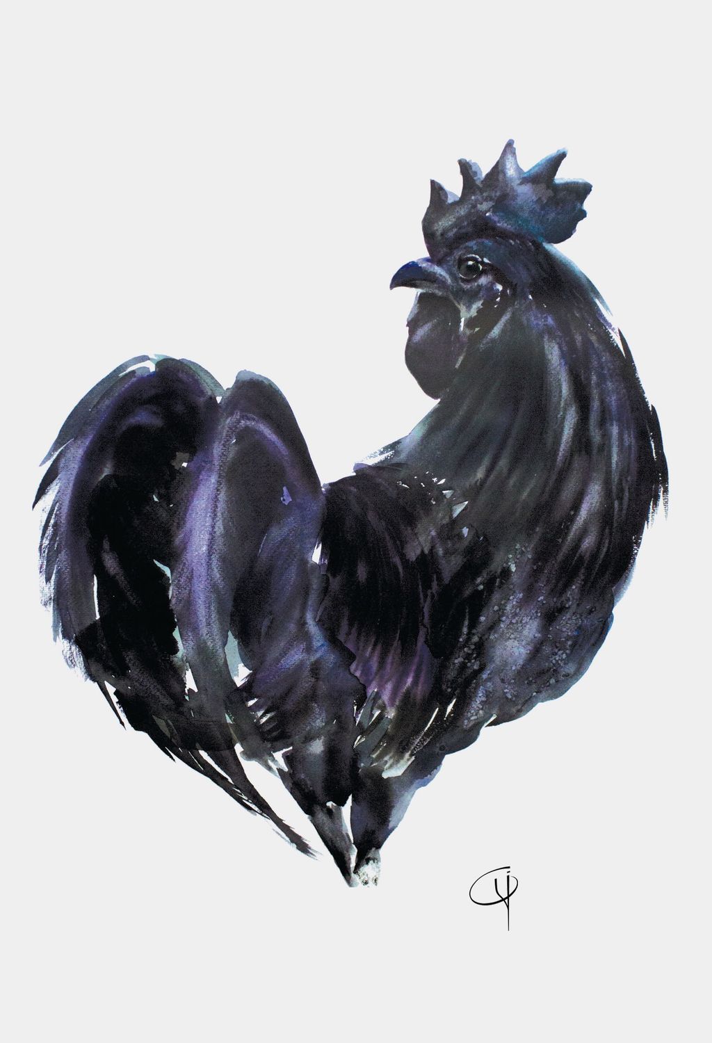 Rooster #5, "For Good Luck"