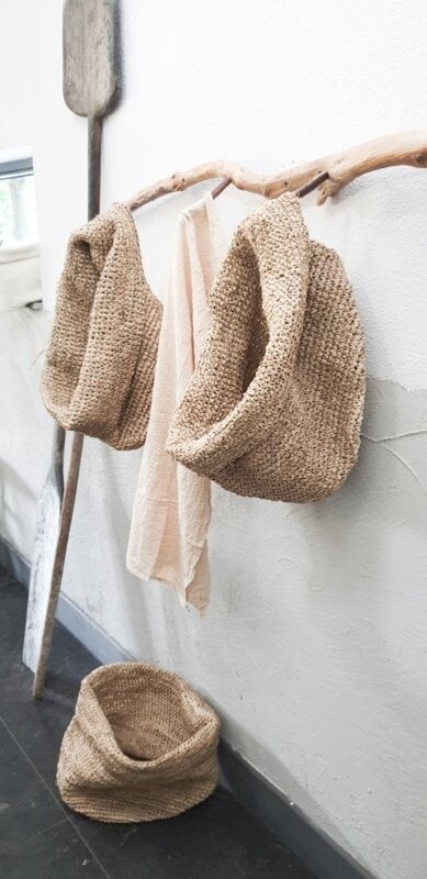 Slappe RAFFIA Mand B45cmxH42cm M