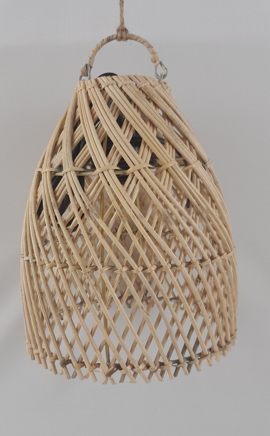 ROTAN Hanglampje Soerabaja D17cmxH20cm