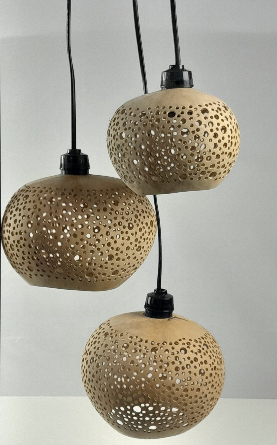 KOKOS Hanglampje Naturel Dot D+/-15cm