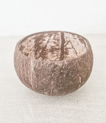 KOKOS Bolschaaltje klein 10 x7cm Bruin