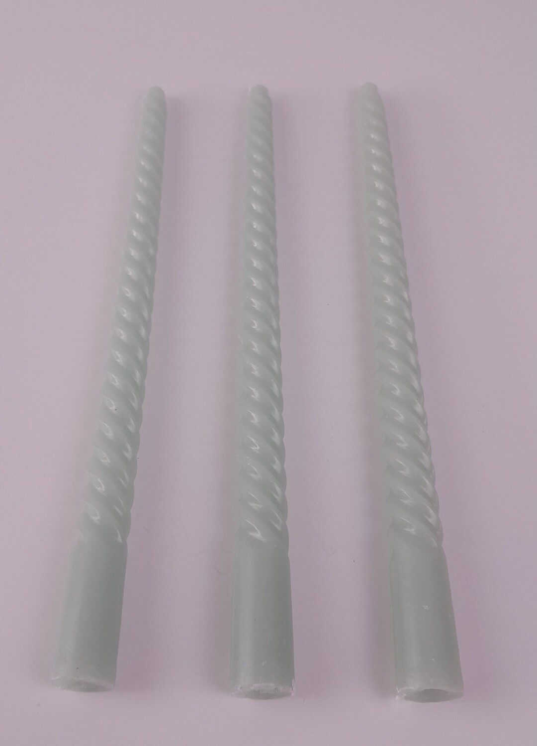 GEDRAAIDE Kaars Mintgroen 30cm (1)