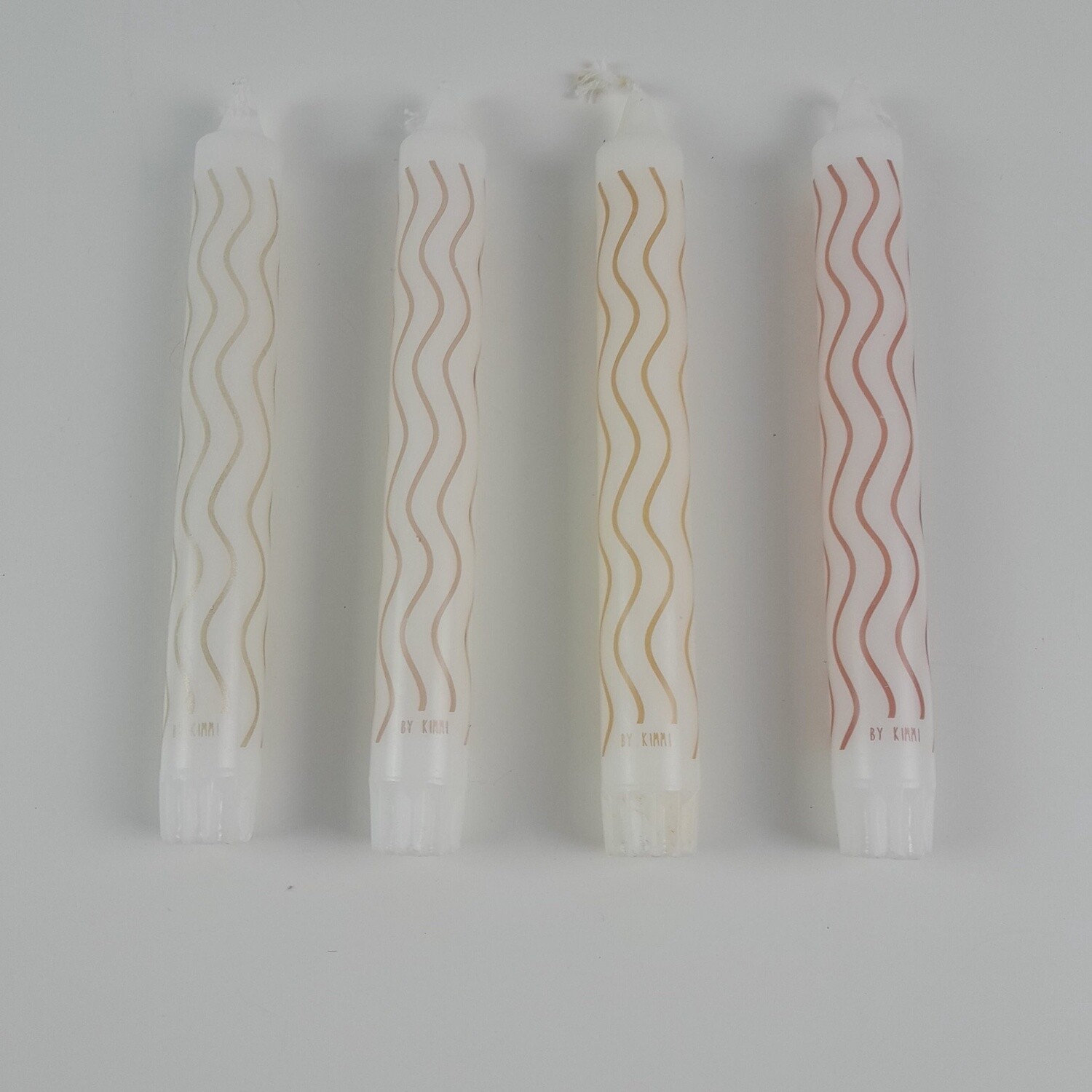 DINER Kaars Wave 2,2x19cm (1)