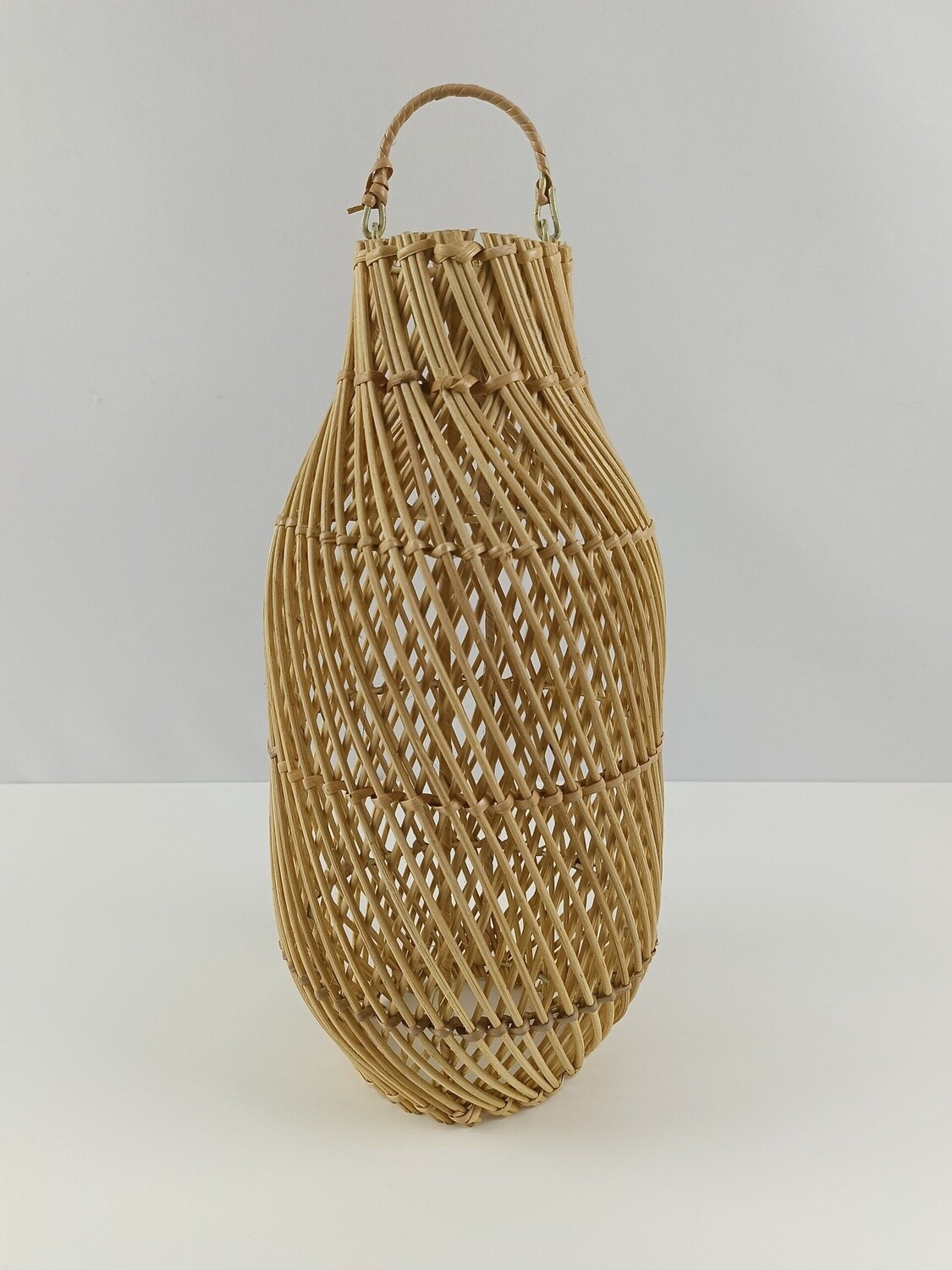 ROTAN Botol Hangend Fleslampje H35cm