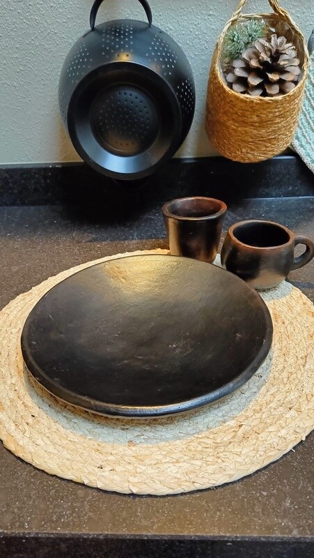 BORD 25cm Handmade Clay