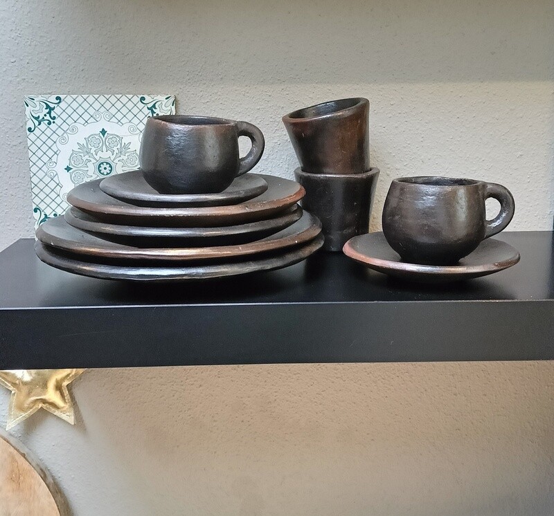 BEKER met Oor Handmade Clay