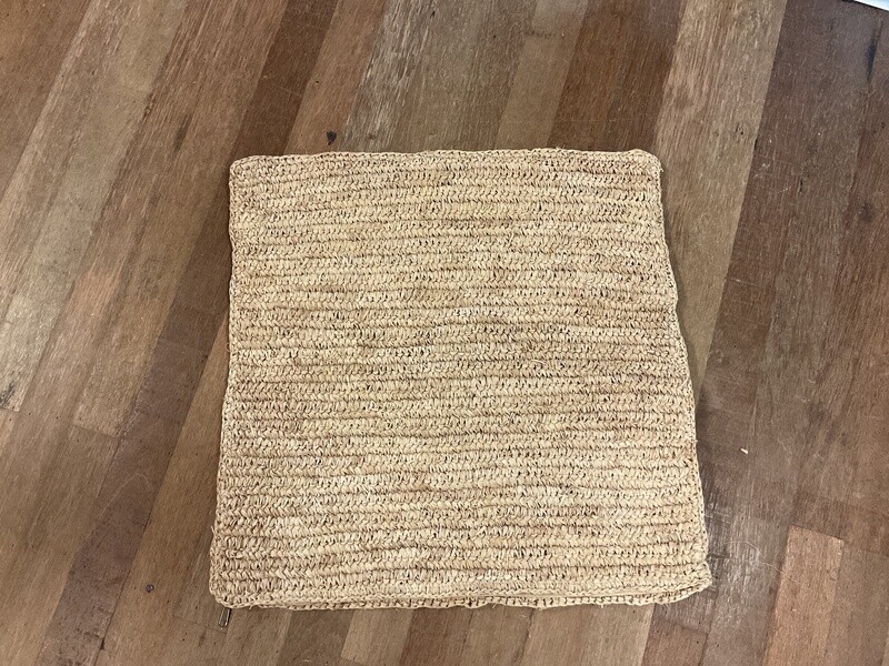 Raffia Kussen XL 60 cm