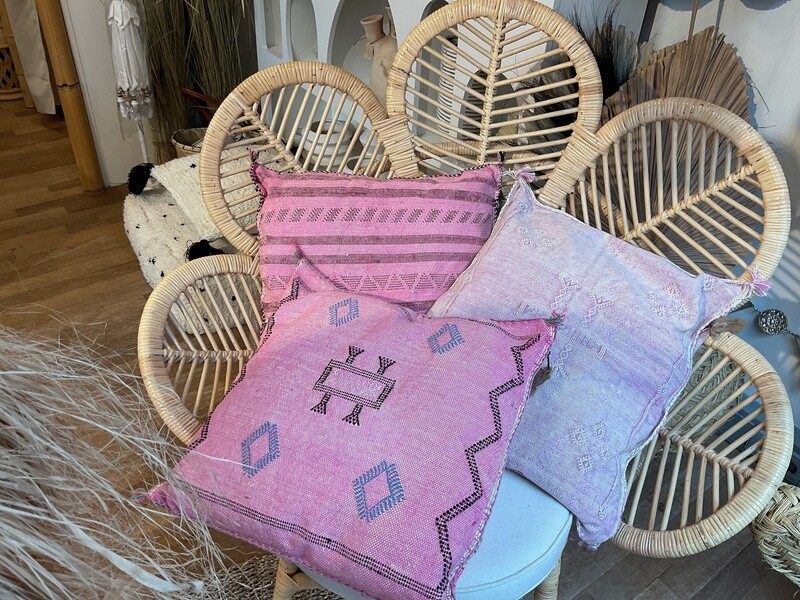 CACTUSZIJDE Sabra Kussenhoes 50x50cm  Verschillende Kleuren